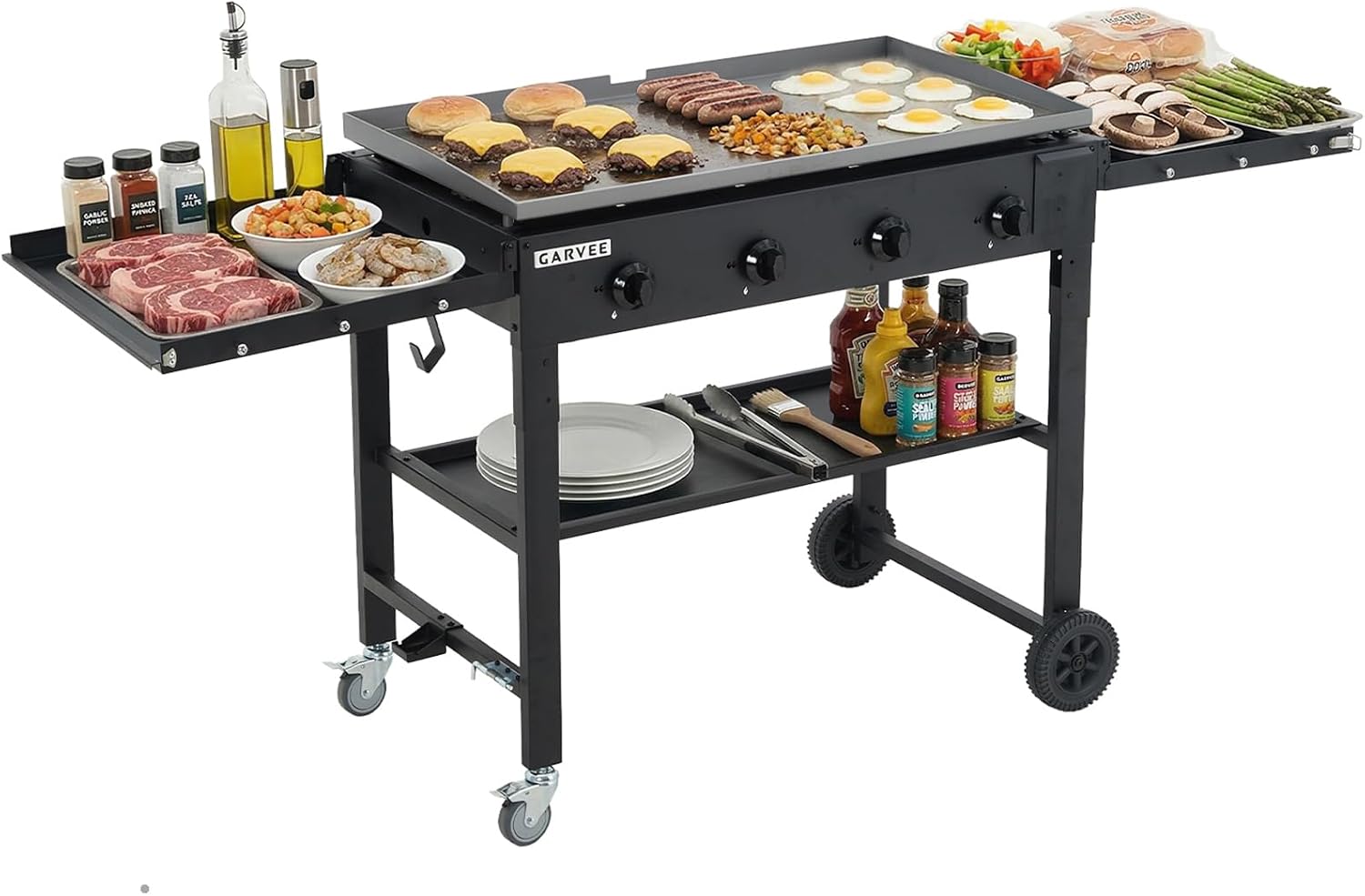 Camping Cooking Flat Top - Parrilla de superficie plana Tacleekii de