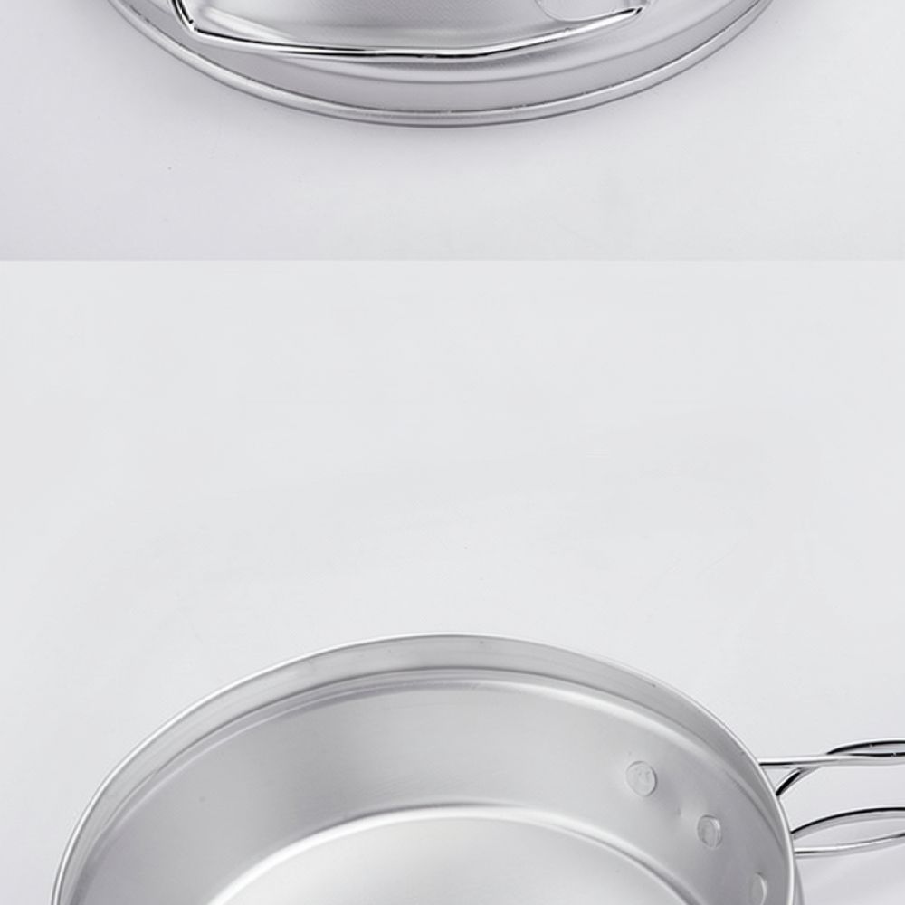 Camping Cooking Dining Set - Juego de ollas de aluminio portátiles
