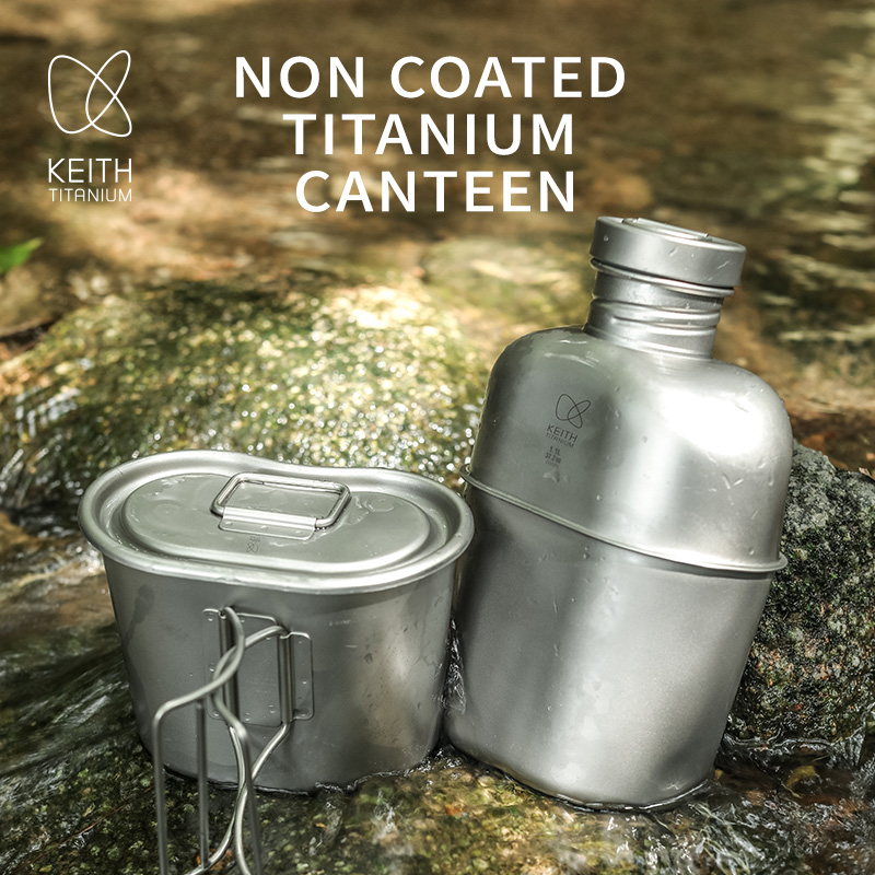 Camping Hiking Cooking - KEITH - Juego de Cantimplora y