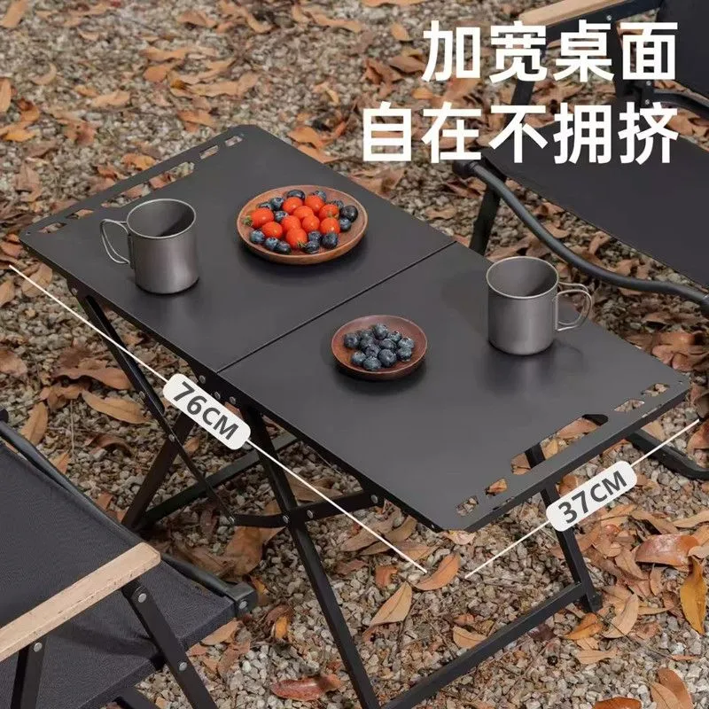 Camping Cooking Table - Mesa Plegable Portátil de Acero Inoxidable