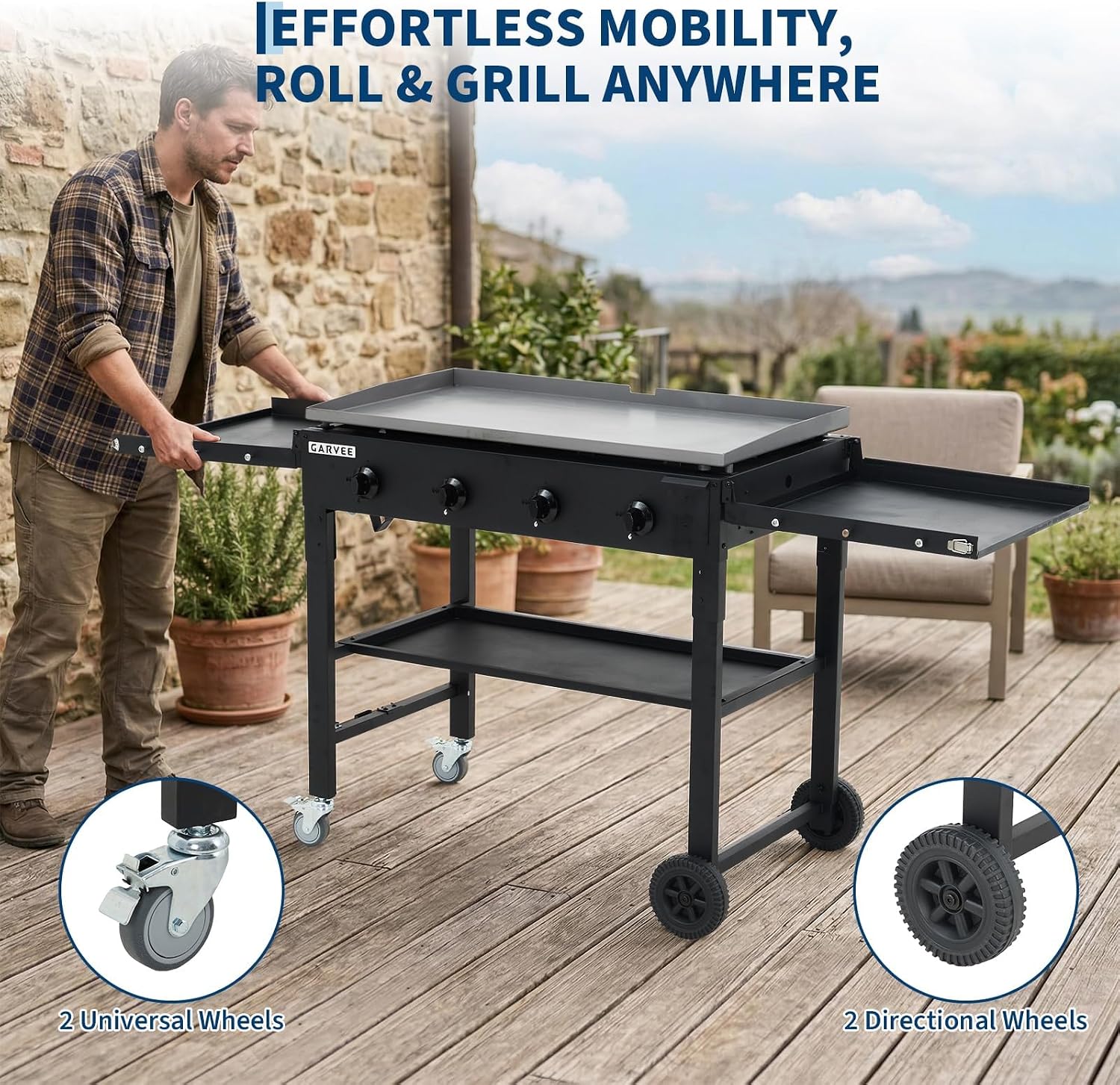 Parrilla de superficie plana T - Camping Cooking Flat Top reseña y precio