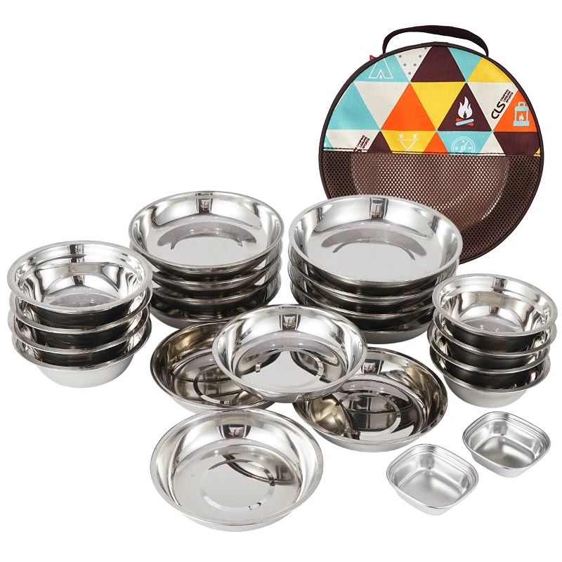 Juego de plato de comedor port - Camping Cooking Dining Set reseña y precio