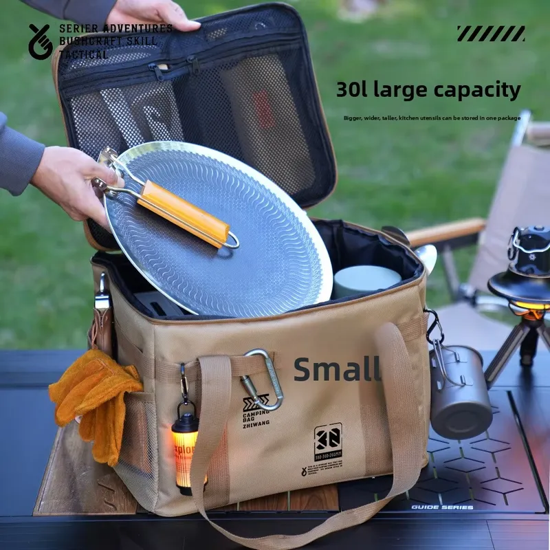 YIBASHOU: cubo de almacenamien - Camping Cooking Organizer reseña y precio