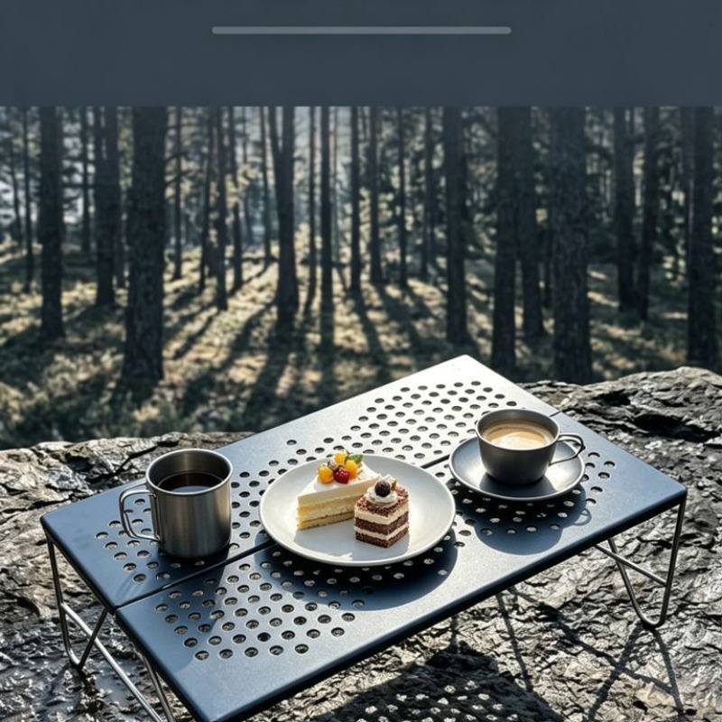 Mesa de camping plegable portá - Camping Cooking Table reseña y precio