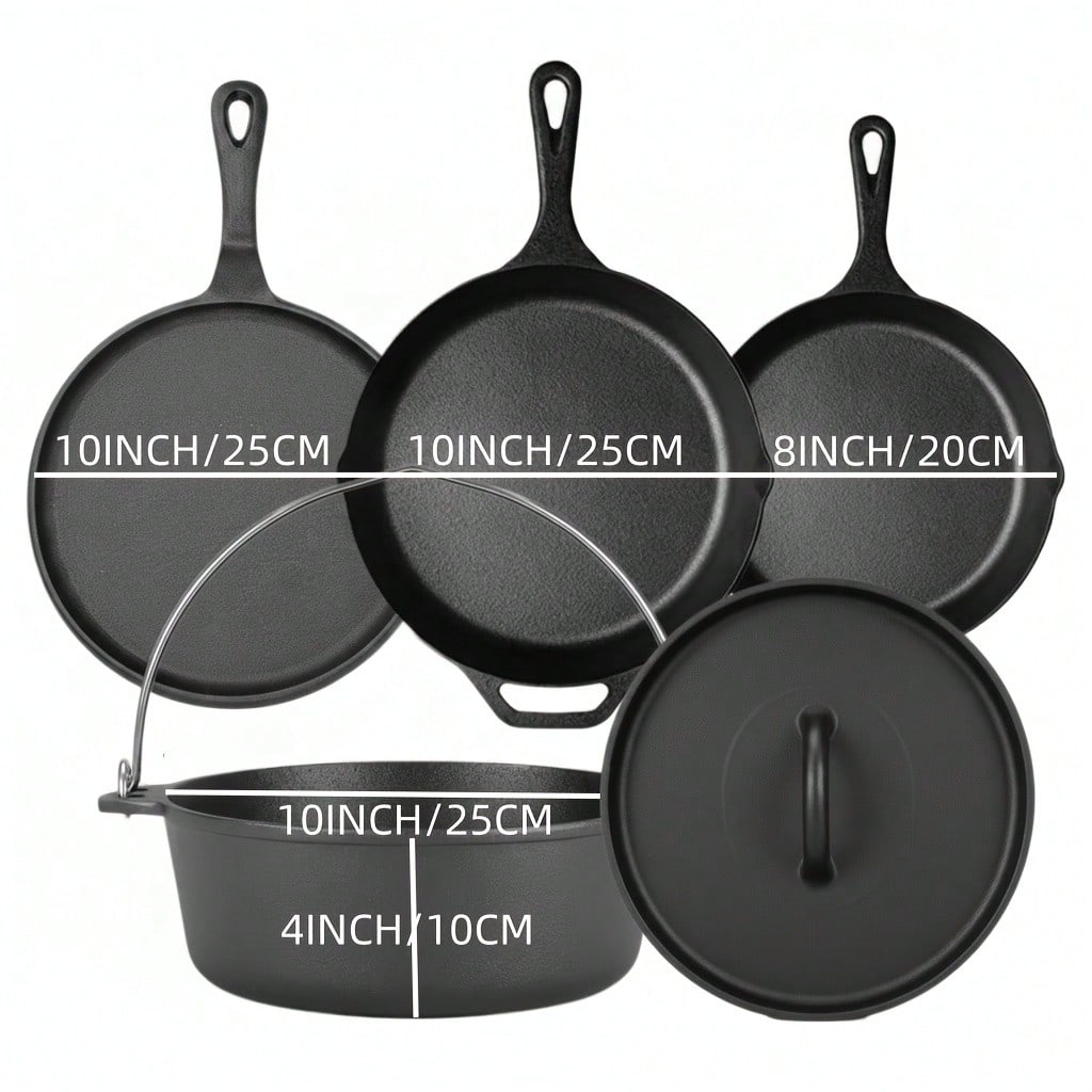 PACILACK Juego de Ollas y Sart - Camp Dutch Oven Cast reseña y precio