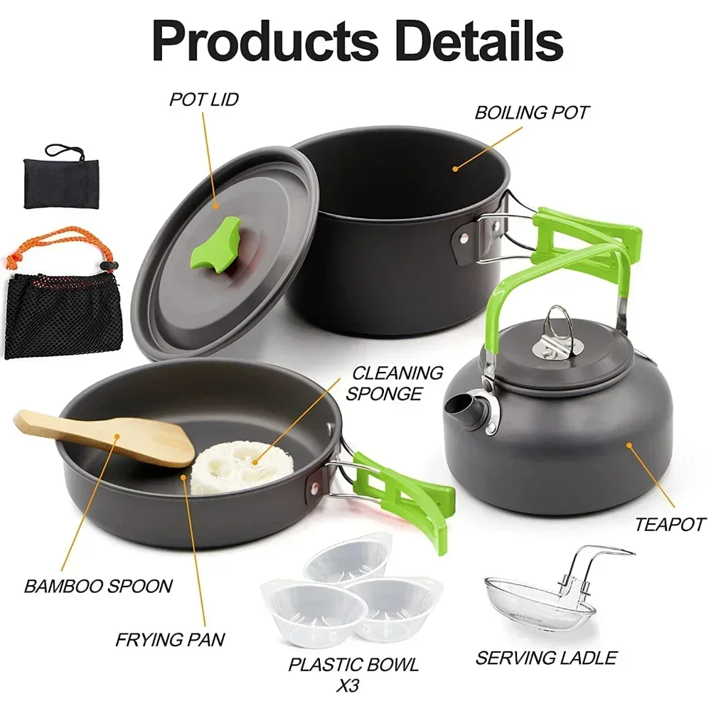 Juego de Utensilios de Cocina  - Camping Cooking Organizer reseña y precio