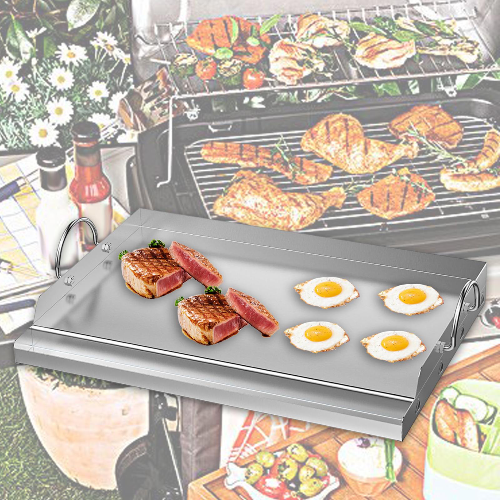 Plancha de cocina de acero ino - Camping Cooking Flat Top reseña y precio