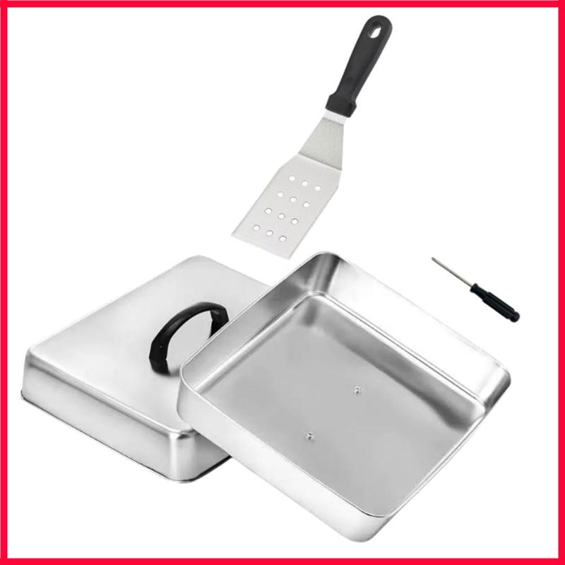 Cubierta cuadrada XX9B con par - Camping Cooking Flat Top reseña y precio