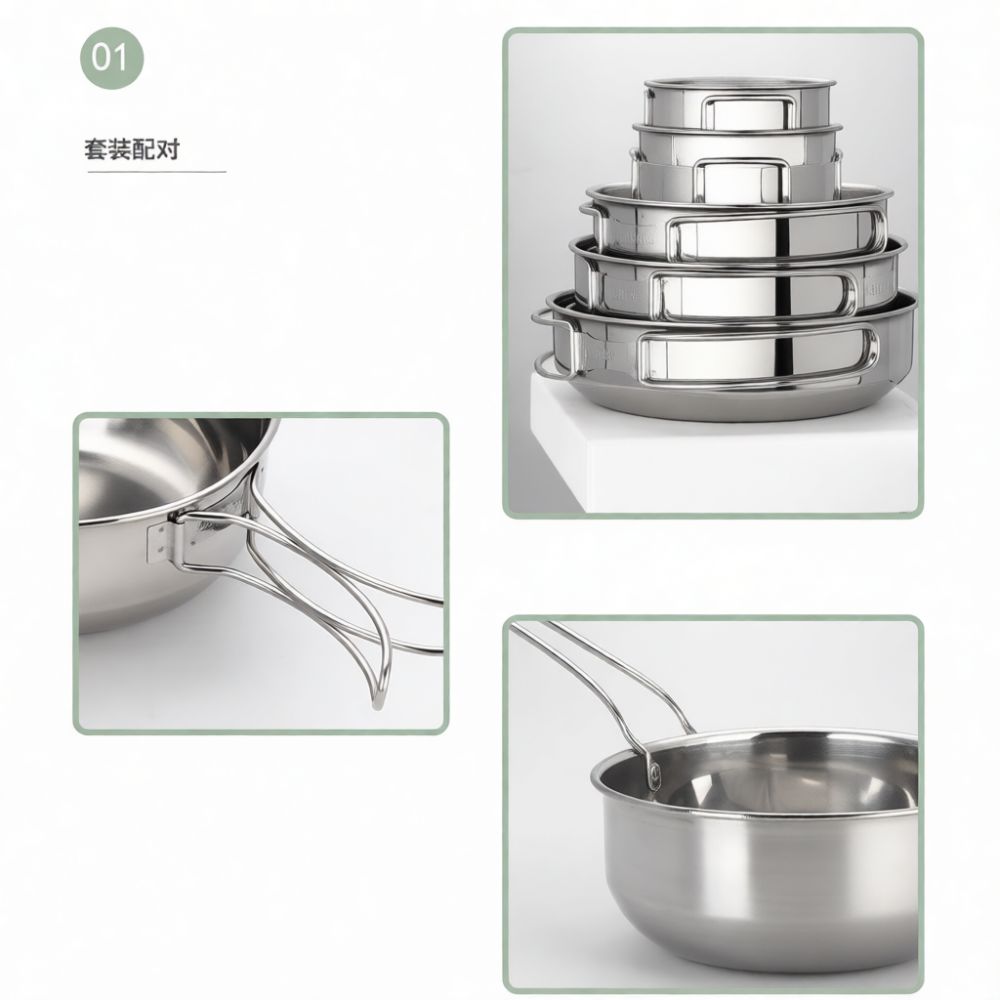 Juego de utensilios de cocina  - Camping Cooking Dining Set reseña y precio