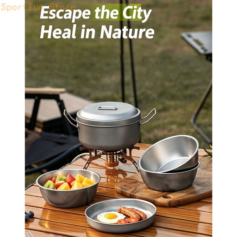 Grupo utensilios cocina para c - Camping Cooking Dining Set reseña y precio