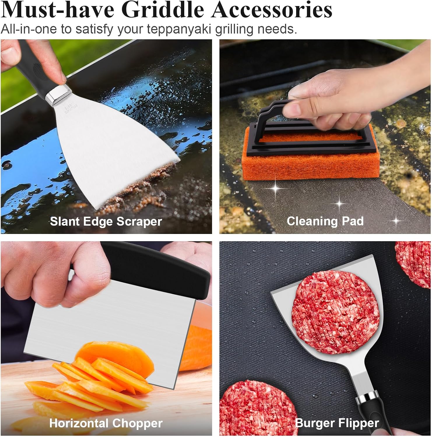 Kit de 27 Accesorios para Plan - Camping Cooking Flat Top reseña y precio
