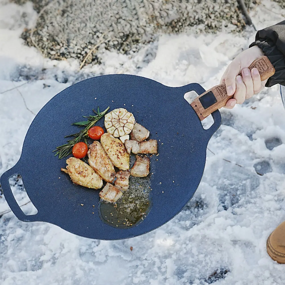 Sartén de madera natural para  - Camping Hiking Cooking reseña y precio