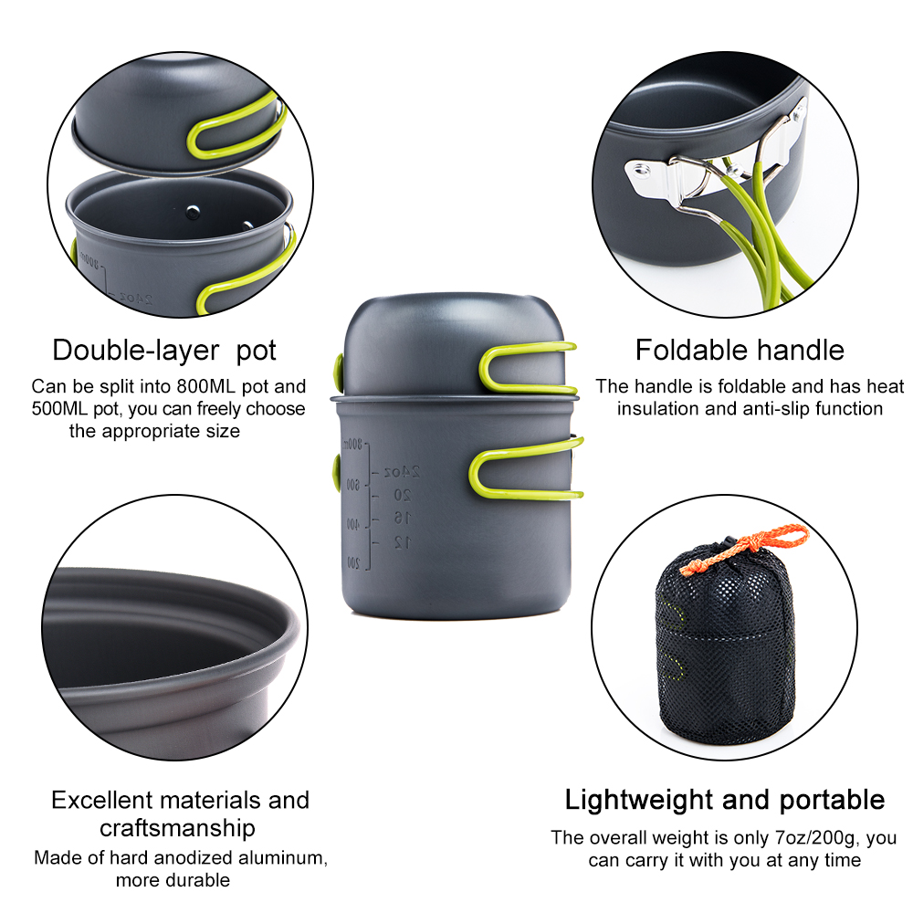 Widesea - Juego de Utensilios  - Camping Cooking Organizer reseña y precio