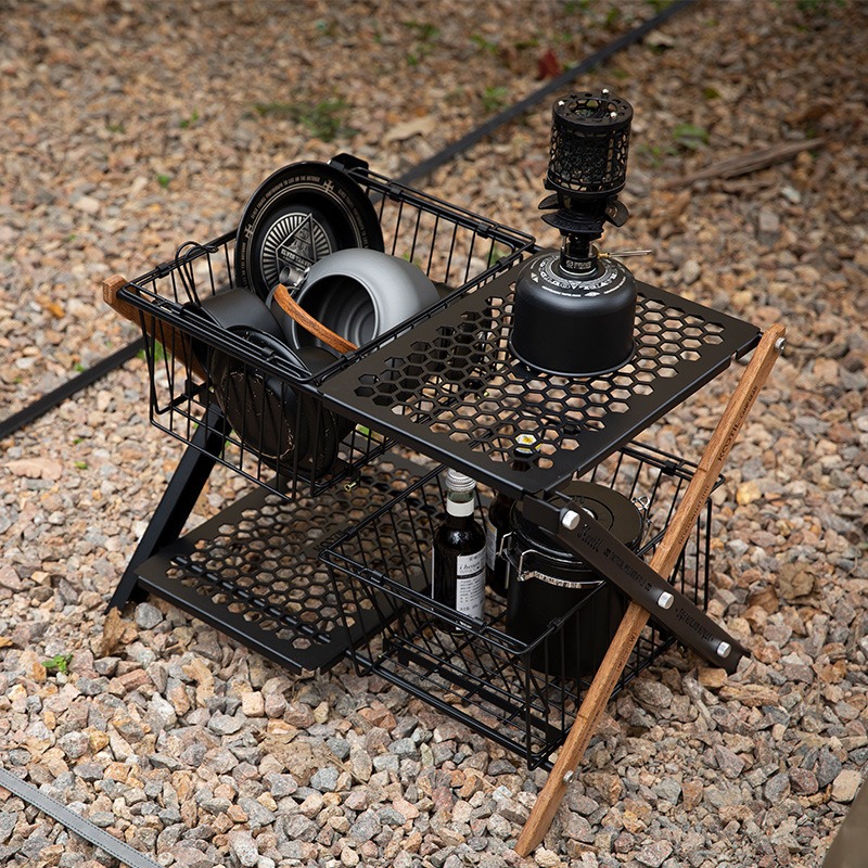 Cesta de Almacenamiento Plegab - Camping Cooking Organizer reseña y precio