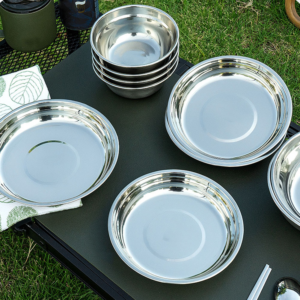 Juego de platos portátiles par - Camping Cooking Dining Set reseña y precio