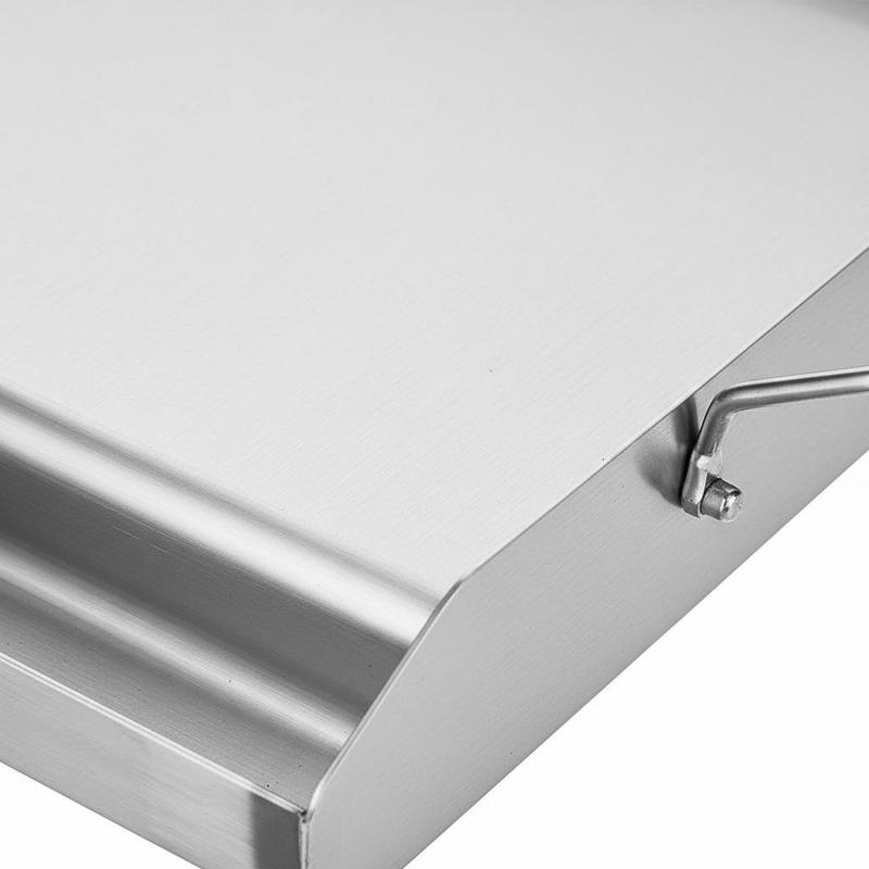 Placa rectangular plana de 17x - Camping Cooking Flat Top reseña y precio