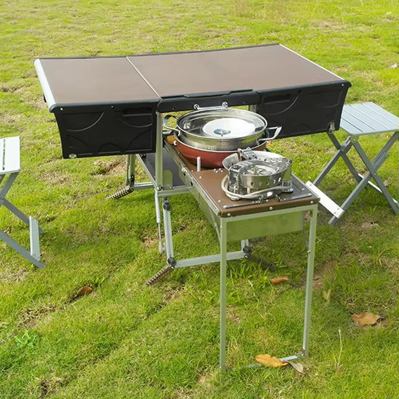 Remolque de Comida Plegable Po - Camping Cooking Dining Set reseña y precio