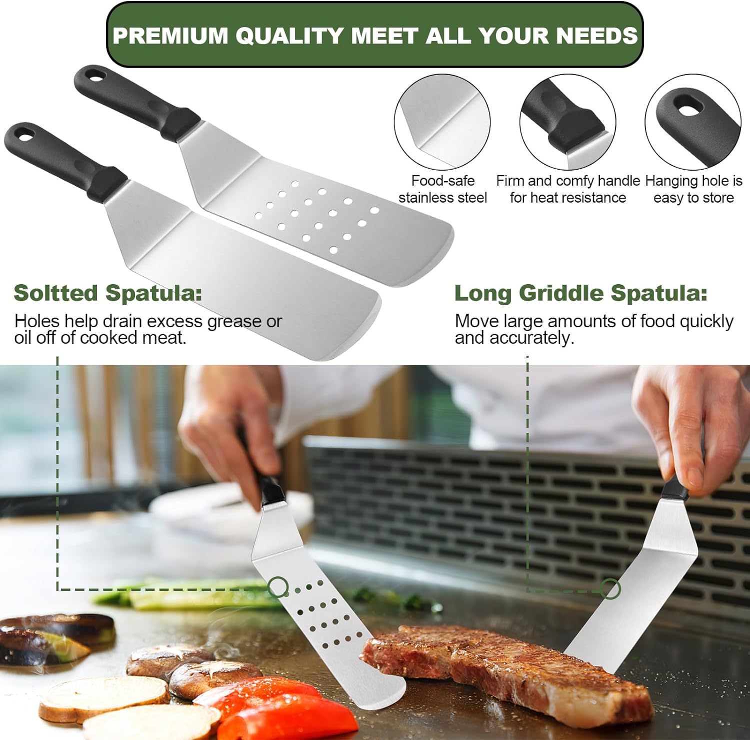 Kit de 33 Accesorios para Parr - Camping Cooking Flat Top reseña y precio