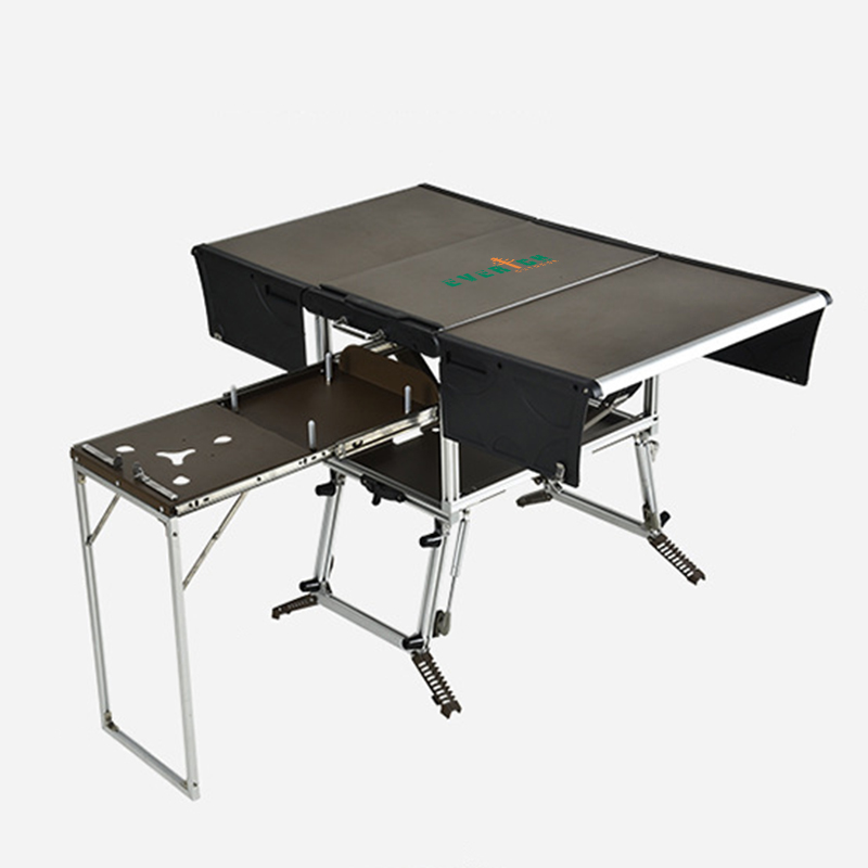 Juego de cocina plegable de al - Quality Camping Cooking Set reseña y precio