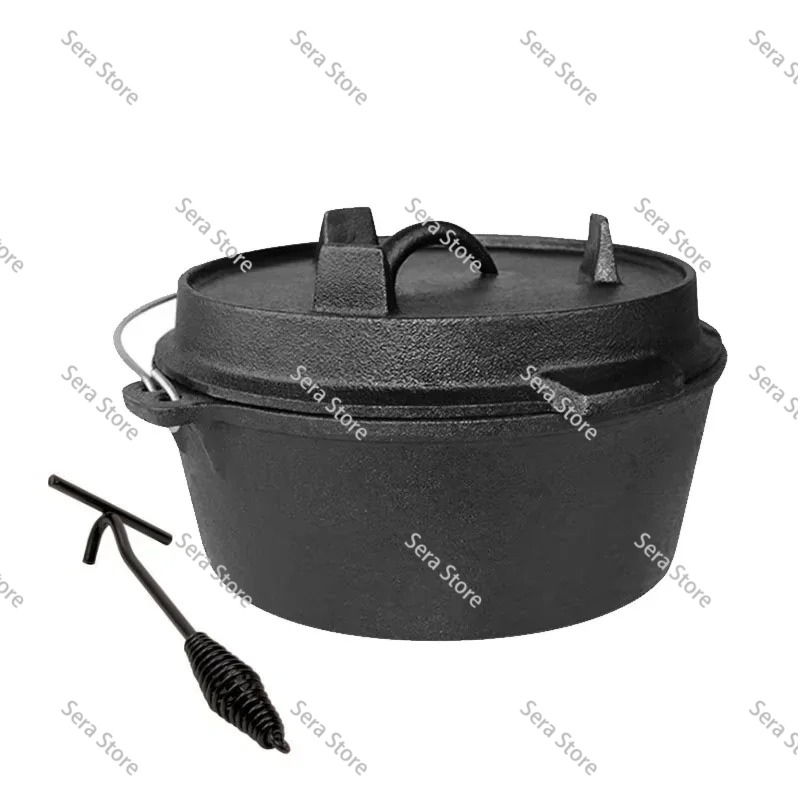 Olla de hierro fundido de 25 c - Camp Dutch Oven Cast reseña y precio