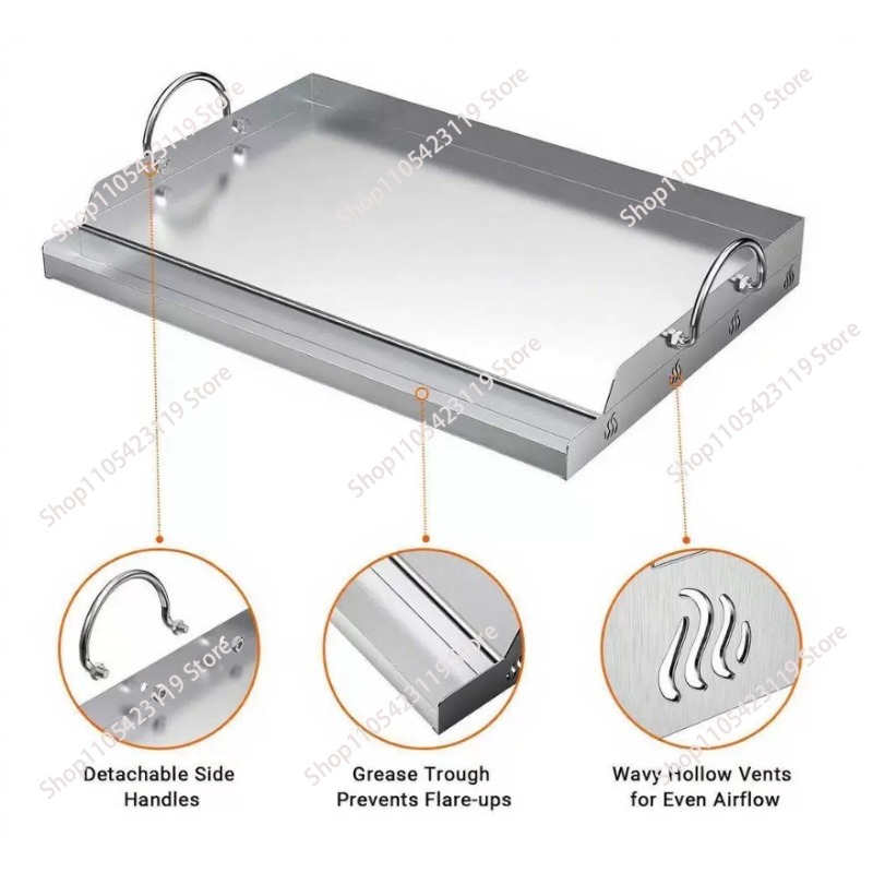 Plancha de Acero Inoxidable pa - Camping Cooking Flat Top reseña y precio