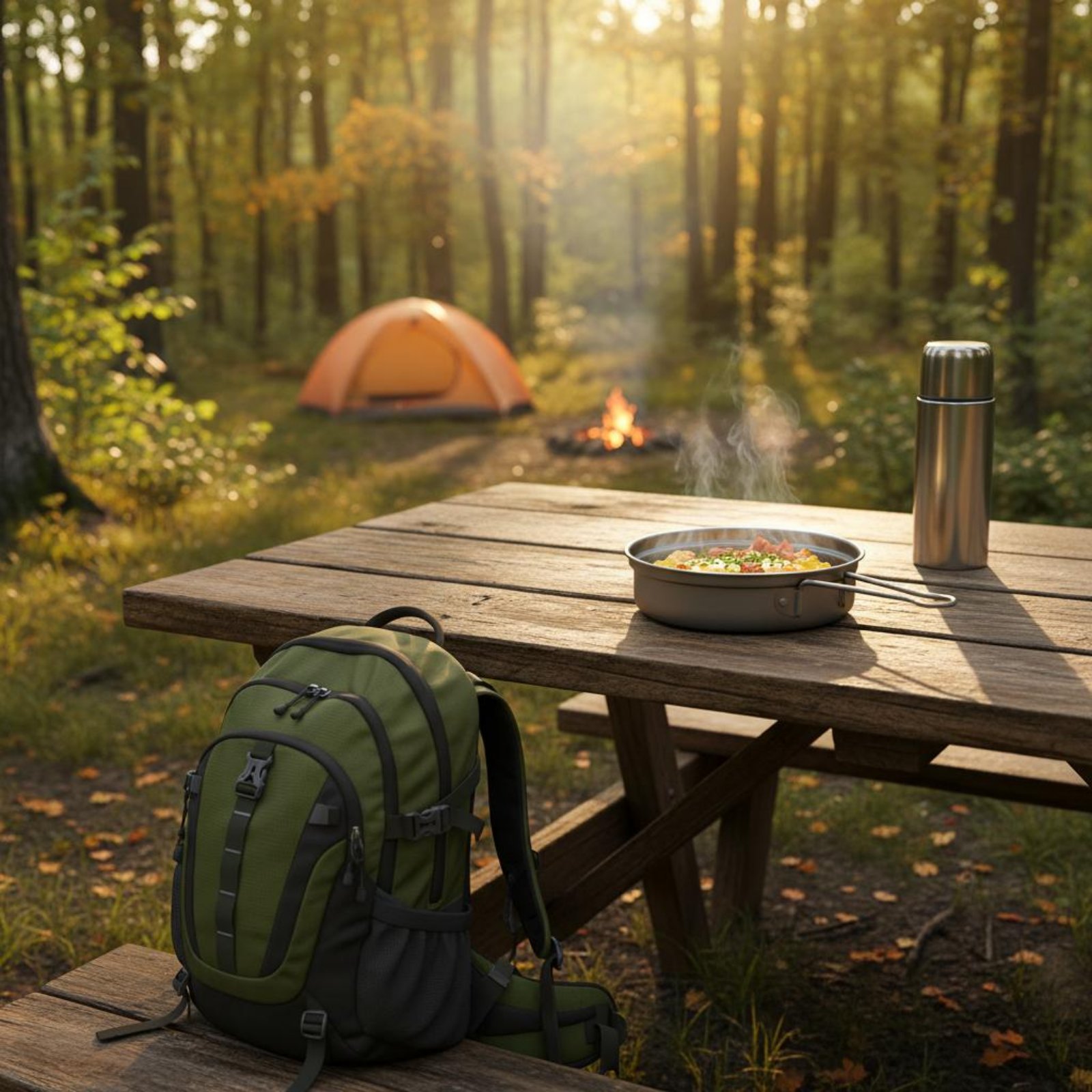 Juego de cocina de metal para  - Camping Cooking Dining Set reseña y precio