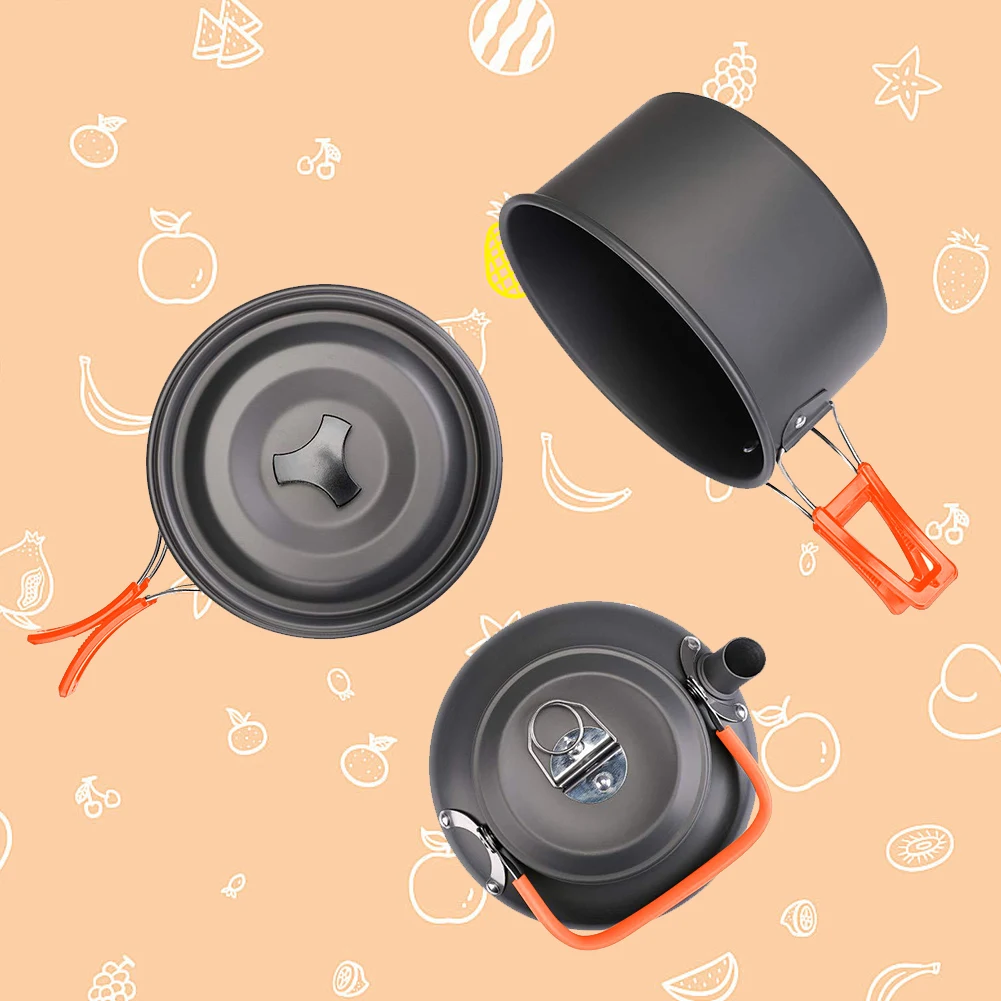 Kit de utensilios de cocina pa - Camping Hiking Cooking reseña y precio
