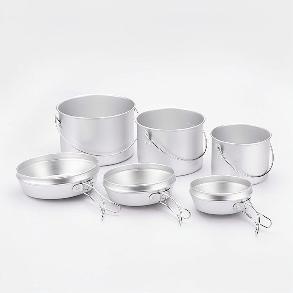 Utensilios de cocina de alumin - Camping Cooking Dining Set reseña y precio