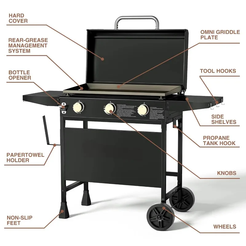 Estación de Cocina Portátil co - Camping Cooking Flat Top reseña y precio